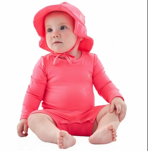 Macaquinho Manga Longa Em Malha Uv UP BABY