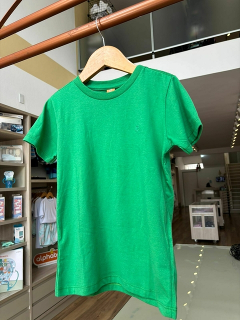 Camiseta meia malha Verde UP BABY