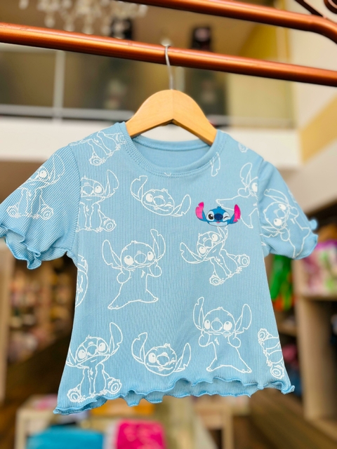 T-SHIRT STITCH AZUL