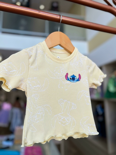 T-SHIRT STITCH AMARELA