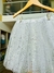 SAIA DE TUTU BRANCA COM GLITTER - comprar online