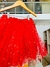 SAIA DE TUTu VERMELHA COM GLITTER - comprar online