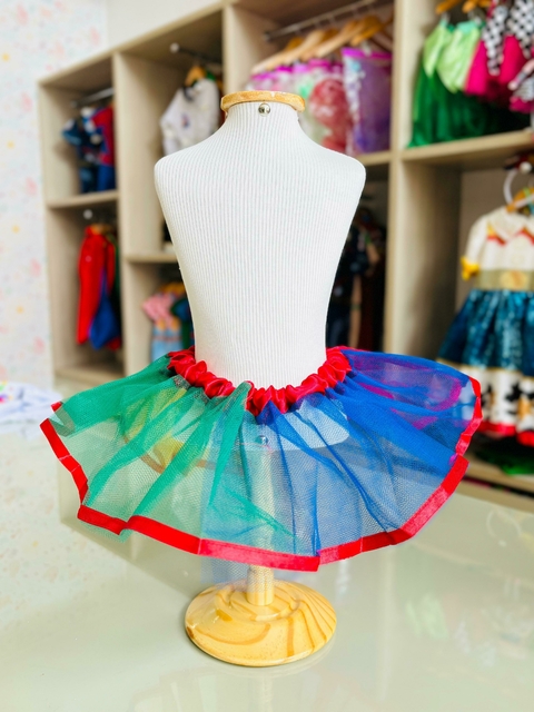 SAIA DE TUTU COLORIDA
