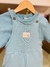 CONJUNTO BLUSA E JARDINEIRA NATURAL AZUL UP BABY - comprar online