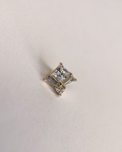 Topo Mosaico Shine Ouro 14K