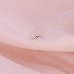 CLUSTER TRÊS CORAÇÕES TIT PVD - comprar online