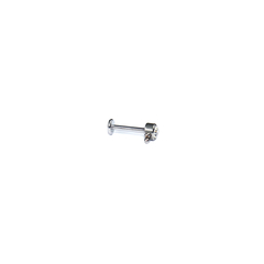 Labret zircônias com 4 esferas em Titânio - comprar online