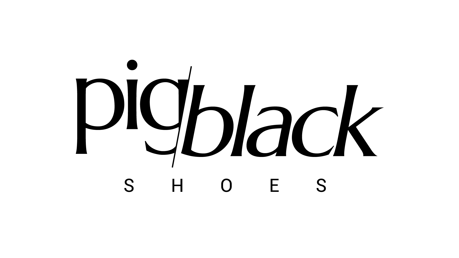 Pig Black Shoes