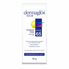 DERMAGLOS SOLARES Protector Solar Piel Muy Sensible Dermaglos Fps 65 x 90Gr