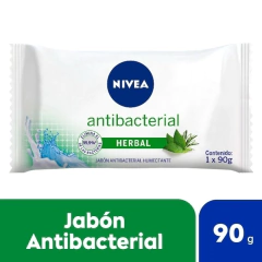 NIVEA Jabón Antibacterial Nivea Herbal x 90 Gr