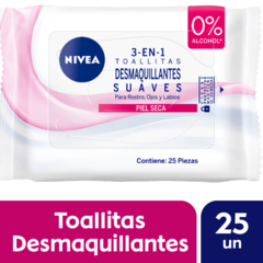 NIVEA Toalla Desmaquillante Nivea Visage Suaves x 25 un