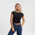 Top Rusty All Ova slim fit negro en internet