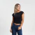 Top Rusty All Ova slim fit negro - tienda online