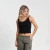 Musculosa Dylan Skimmer negra - ZABOO Surfshop