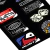 Plancha de stickers A4 - Surtido 1 - comprar online