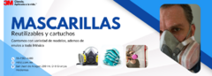 Banner de la categoría Macarillas y filtros 3M