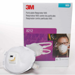 Cubreboca 3M 8212 con valbula - ozono - comprar en línea