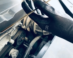 Guantes de nylon con nitrilo