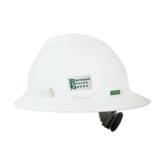 Ala ancha casco MSA blanco