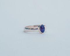 Anillo Amatista con sello lunar - comprar en línea