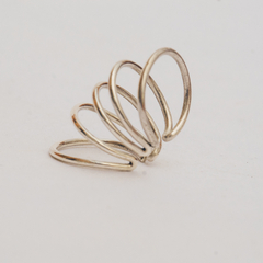 Ear cuff órgano (plata ley .925)