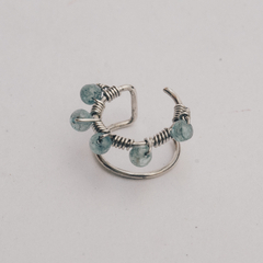 Ear cuff en piedra PLATA (varios modelos) - online store