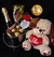 BRINDIS con bombones y Peluche