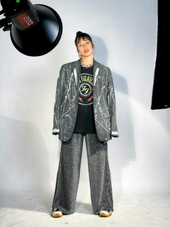 BLAZER FACES CINZA - Vista Grunge