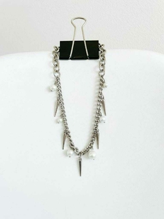 COLAR SPIKE PÉROLA