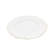 Cj 6 Pratos Rasos P/Sobremesa de Porcelana Branca Maldivas C/Filete Dourado 21cm Wolff na internet