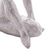 Escultura Decorativa Alongamento em Resina Prata 21x8,5cm Wolff - Itaara I Utilidades domésticas, decoração e presentes