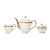 Cj Para Café/Chá de Porcelana Paddy Branco/Dourado 3 Peças Wolff - comprar online
