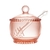 Meleira de Cristal C/Pegador Pearl Bolinha Rosa Wolff - Itaara I Utilidades domésticas, decoração e presentes