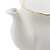 Bule Para Café/Chá de Porcelana Branca Flower Design Plate Colorido 1 Litro Wolff - Itaara I Utilidades domésticas, decoração e presentes