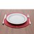 Lugar Americano de Plástico Fresno Espiral Vermelho 38cm Lyor na internet