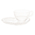 Xícara P/Chá C/Prato de Cristal C/Formato Coração Pearl Bolinha Transparente 180ml Wolff - comprar online