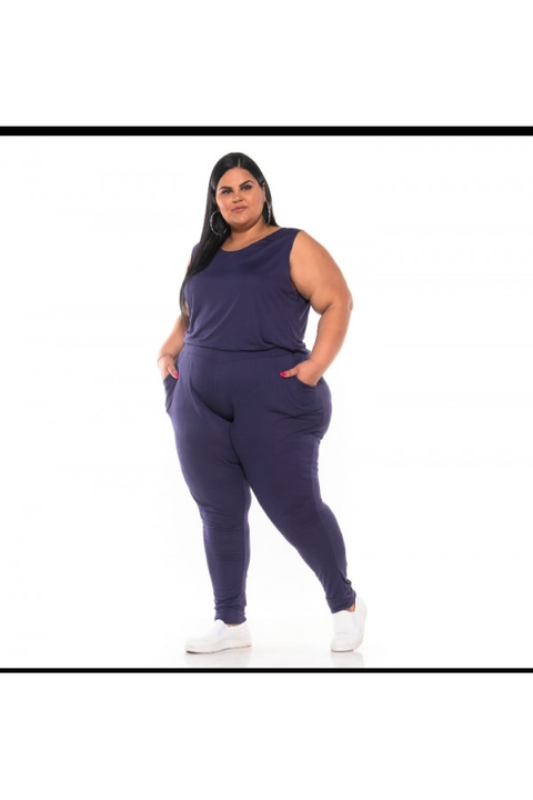 MACACÃO DUAS PEÇAS EM 1 AZUL