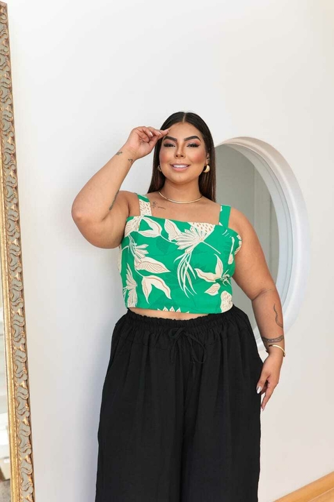 CROPPED FOLHAS - comprar online