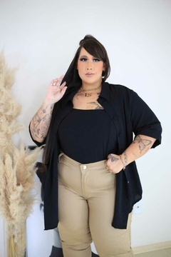 CONJUNTO CAMISA E CROPPED JANIA - comprar online