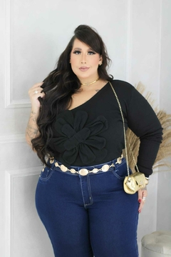 CROPPED FLOR SELENA - loja online