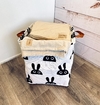 CANASTO DE TELA MULTIUSO DECO BLACK BUNNY