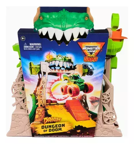 Pista Monster Jam Dragon Dungeon 58755 Playset Mini