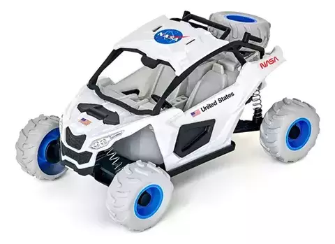 Vehiculo Todo Terreno 1:22 Nasa Con Suspensión Y Astronauta