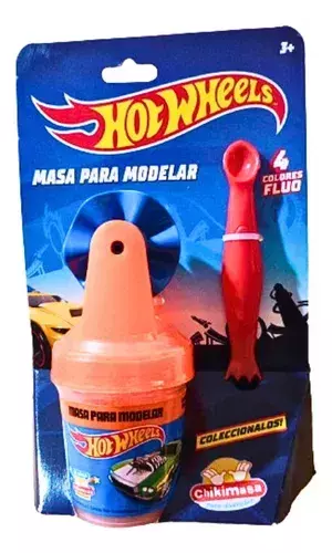 Set De Masa Fluo Con Accesorio Hot Wheels Chikimasa