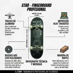 Imagen de FINGER BOARD HENGH KANG START BONES (FINHEN008)