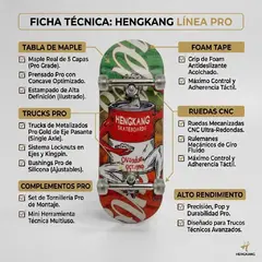 FINGER BOARD HENGH KANG PRO LINE TOMATO (FINHEN020)