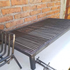 parilla fija para asador