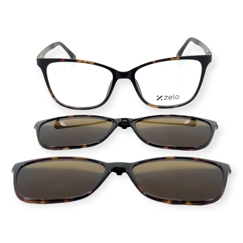 Armação Clip On Ultem ZE 2131 C2 2.C.5