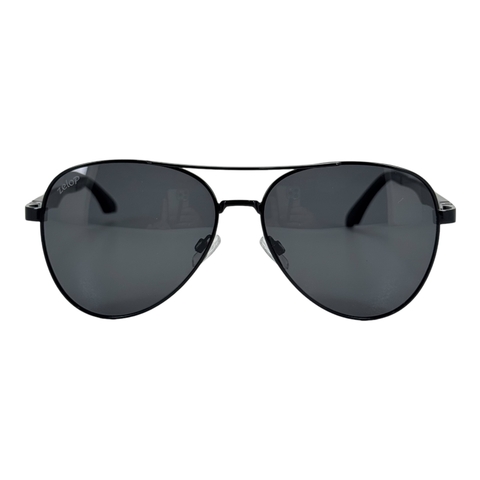 Óculos Solar Metal Zelo Polarizado 88073 CPRETO LENTE CINZA - *FR 3.K.5