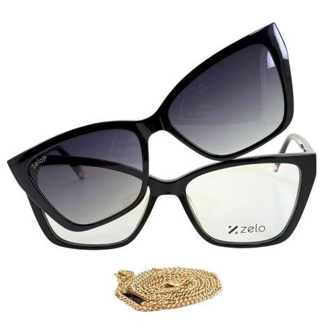 Armação Clip-on C/Cordão ZE 26005/37116 C1 ( PND ) 2.E.8